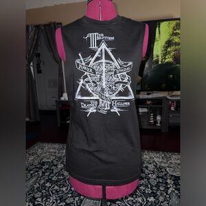 NWOT Harry Potter Deathly Hallows Muscle Tee